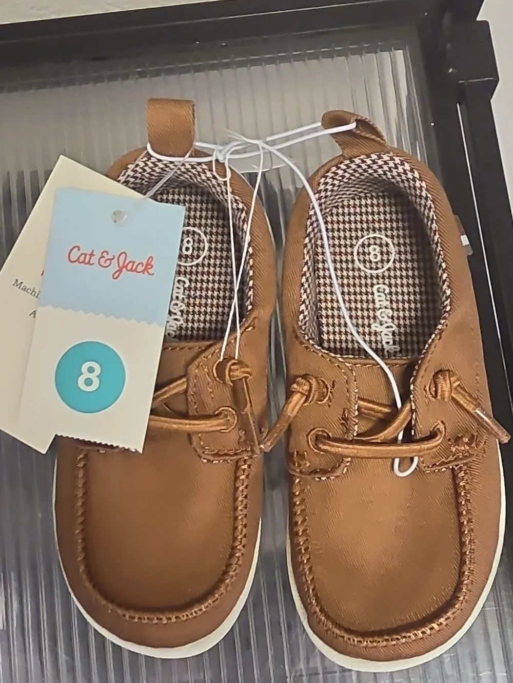 Cat & Jack Tan Kids Boat Shoes